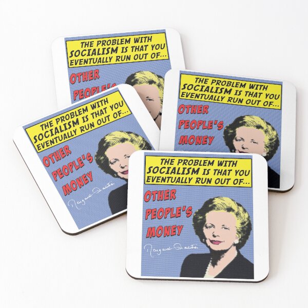 Item preview, Margaret Thatcher - The Problem with Socialism designed and sold by LibertyLine.