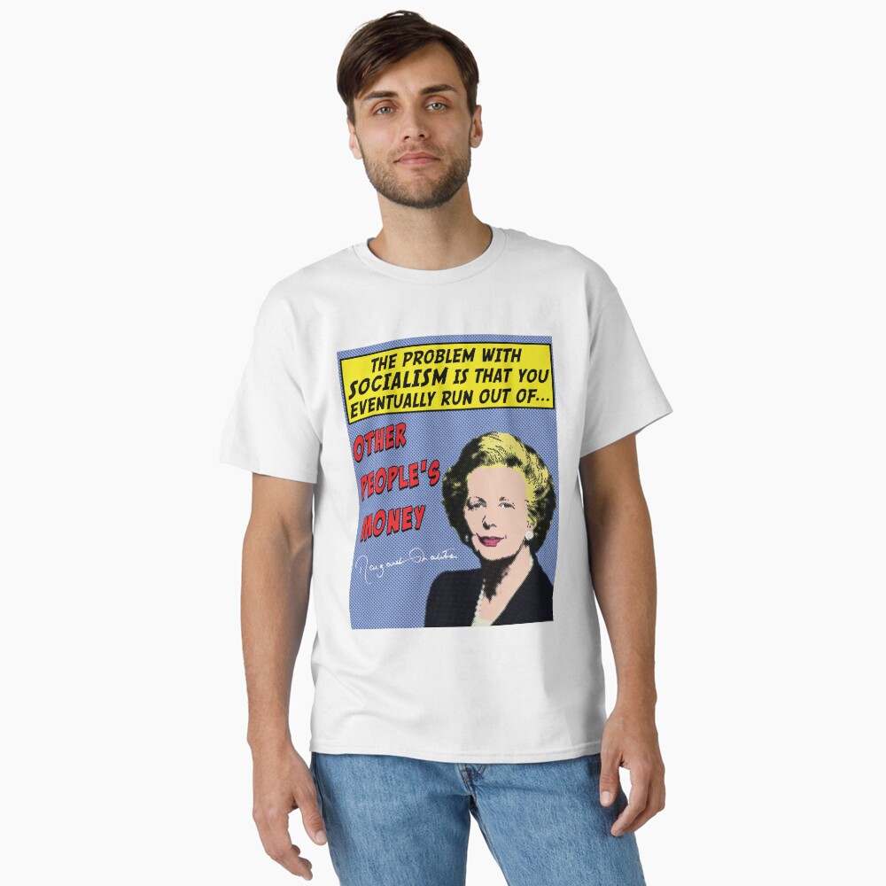 Margaret Thatcher - The Problem with Socialism Sticker