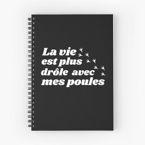 Item preview, La vie est plus drôle avec mes poules, poule designed and sold by Smileycreation.