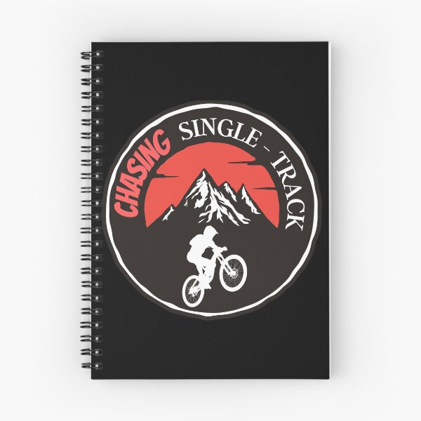 Item preview, Chasing Single-Track Mountain Bike Logo designed and sold by NoSpecialShop.