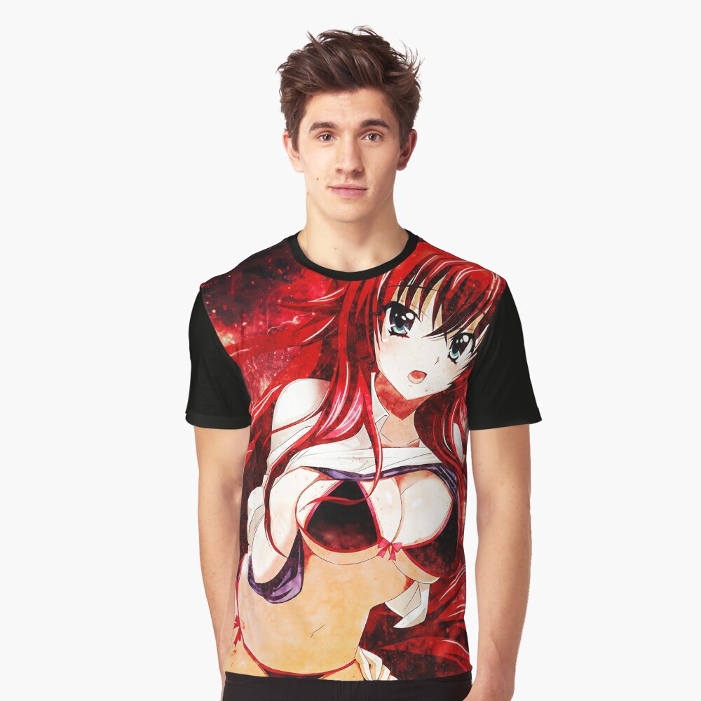  Anime High School DxD Hyoudou Issei Rias Gremory T Shirt Boys'  Summer Cotton Tee Comfort Crew Neck Short Sleeve Tshirt Small Black :  Clothing, Shoes & Jewelry