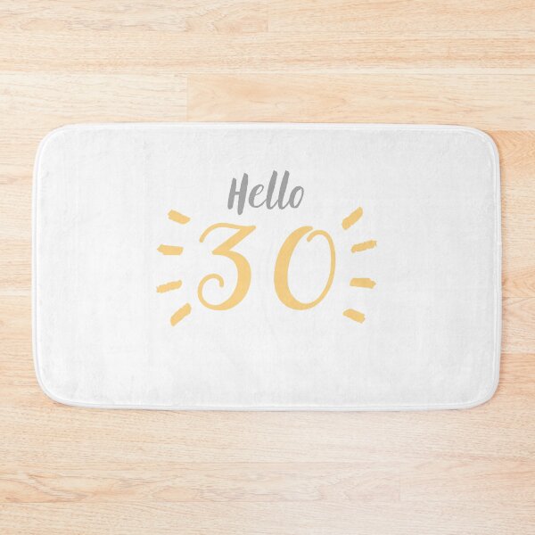 Item preview, Hello 30 | 30th Birthday designed and sold by Presto Prints Design.