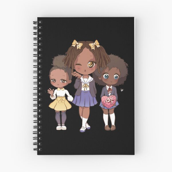 Item preview, Dark skinned anime girls. designed and sold by emphatic.
