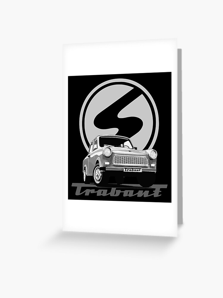 Trabant 601 (on black) Greeting Card for Sale by Groenendijk
