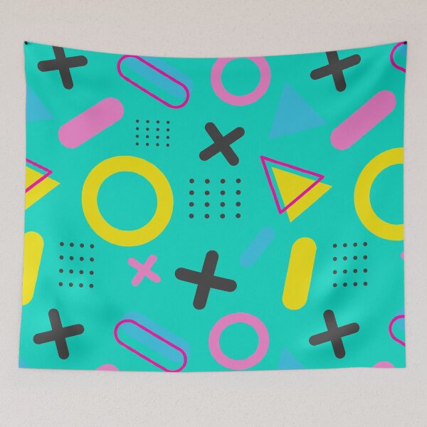 Artikelvorschau, Buntes Memphis-Muster entworfen und verkauft von Nfty-Planet01.