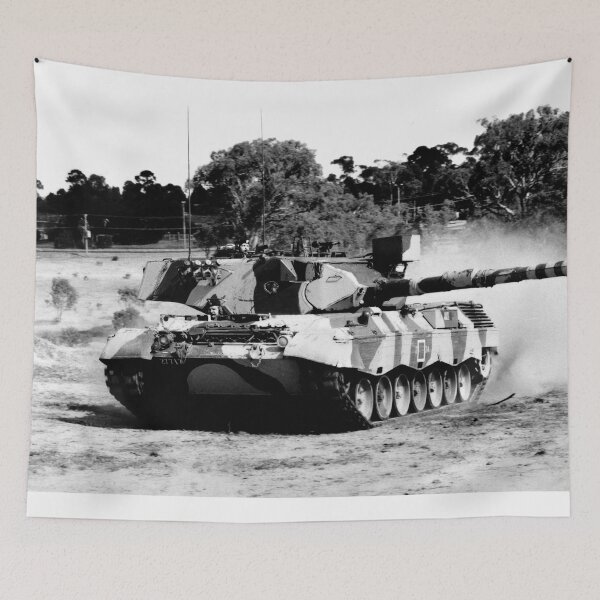 Item preview, Leopard Tank kicks up dust designed and sold by Blackadder Photography.