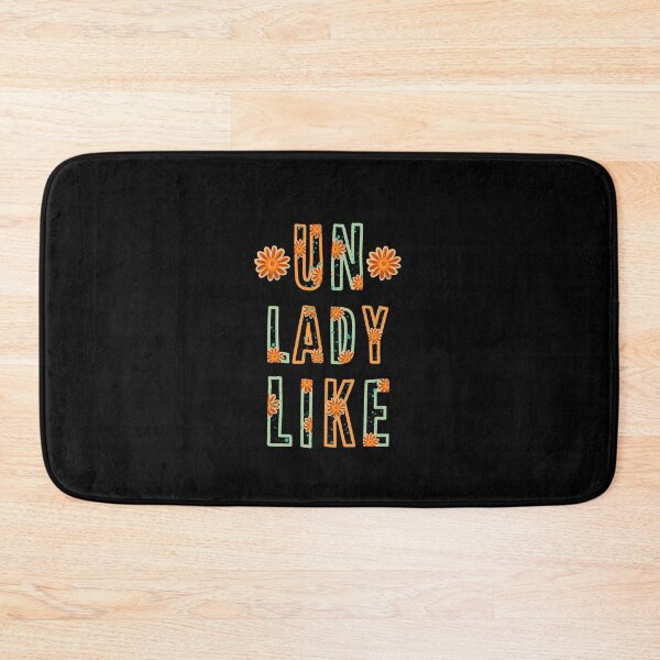 Item preview, Unlady Like - Floral Funny Quote designed and sold by Squarebird.