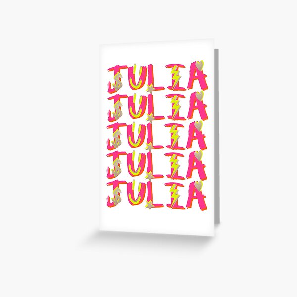 Item preview, JULIA name designed and sold by Julia Santos.