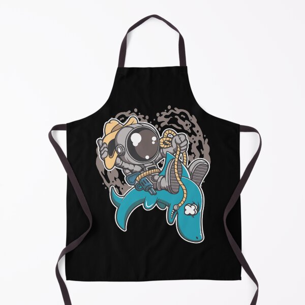 Item preview, Astronaut Shark Rider - Funny Outer Space Lovers designed and sold by Desteroids.