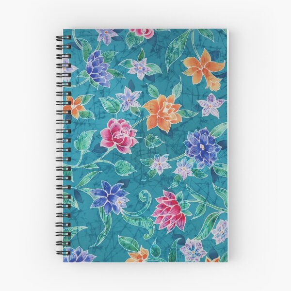 Item preview, Batik Crackle Flowers designed and sold by Leslie Rogers Todder.