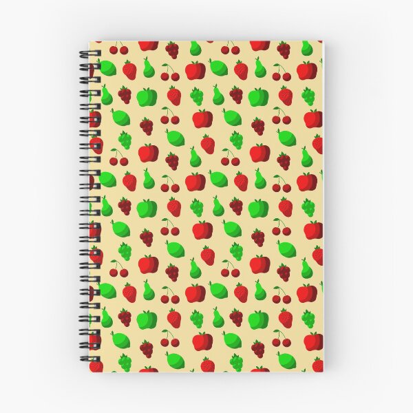Item preview, Flat Design Fruit Pattern designed and sold by SSimmonsDesign.