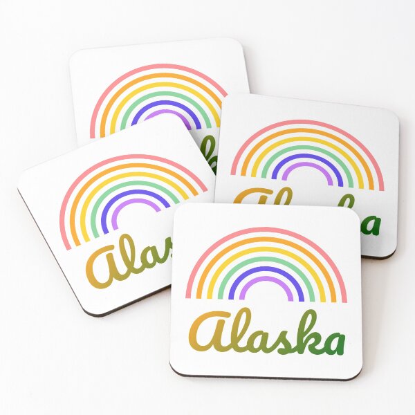 Item preview, Alaska - I love Alaska - I heart Alaska - Rainbow in Alaska designed and sold by GawyerGall.
