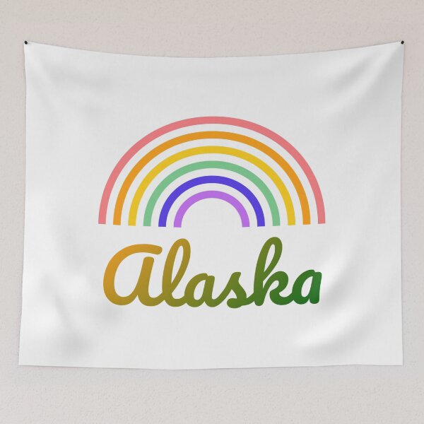 Item preview, Alaska - I love Alaska - I heart Alaska - Rainbow in Alaska designed and sold by GawyerGall.