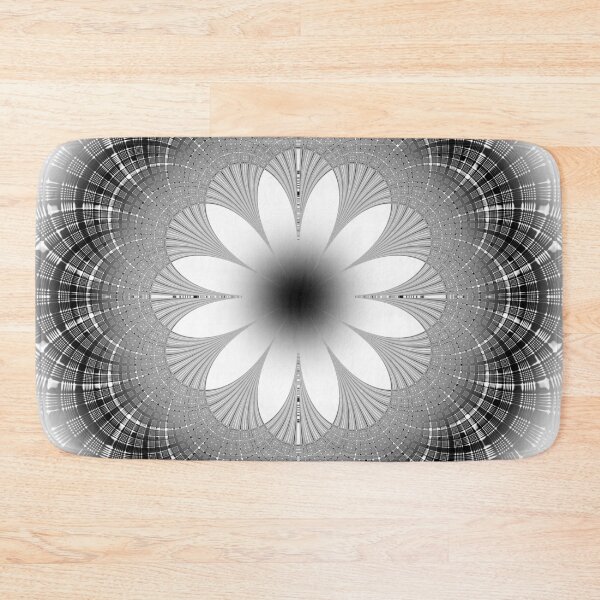 Item preview, Flower Power Black and White XXXIII designed and sold by cre8trix.
