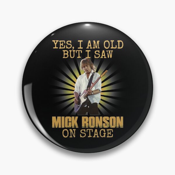Artikelvorschau, Ja, ich bin alt, aber ich habe Mick Ronson auf der Bühne gesehen entworfen und verkauft von daviesmark.