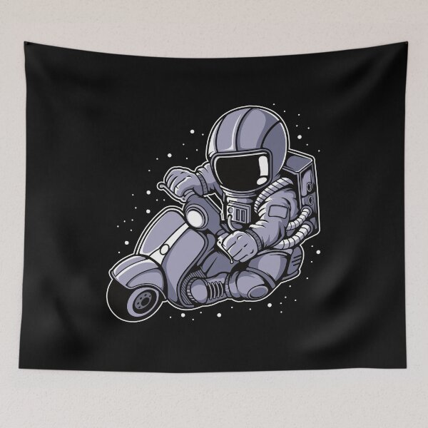 Item preview, Astronaut Scooter - Funny Outer Space Lovers designed and sold by Desteroids.