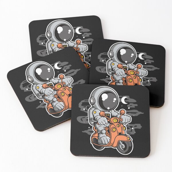 Item preview, Astronaut Scooter - Funny Outer Space Lovers designed and sold by Desteroids.