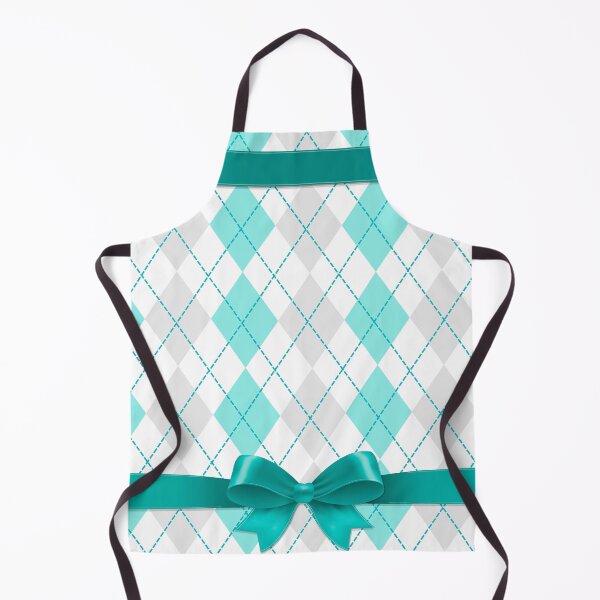 Item preview, Teal and Beige Argyle with Ribbon designed and sold by FunWithChemo.