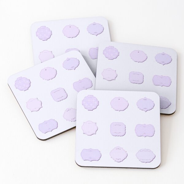 Item preview, Blank Violet Elegant Vintage Name Tag Value Pack designed and sold by everything4eva.