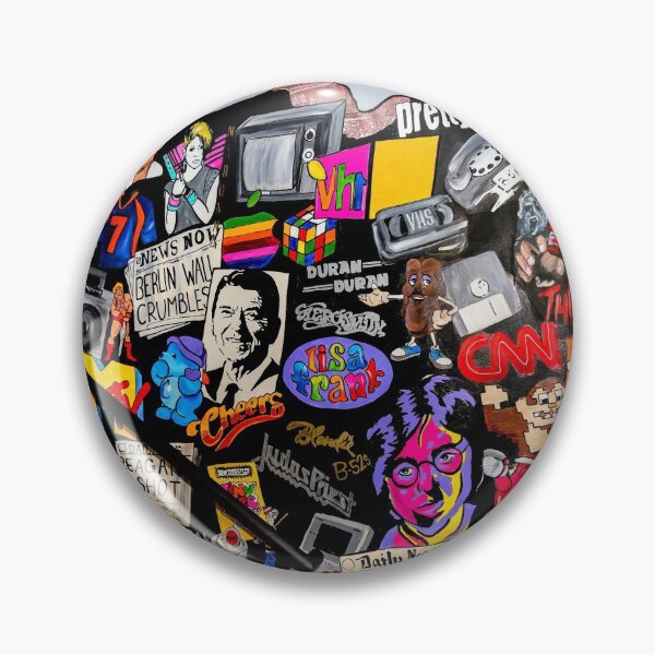 Item preview, Back to the 80s Mural designed and sold by artbybreeanna.
