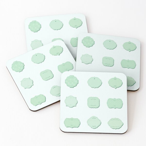 Item preview, Blank Turquoise Elegant Vintage Name Tag Value Pack designed and sold by everything4eva.