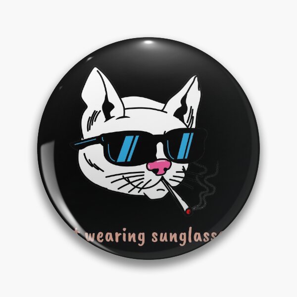 Item preview, Cat wearing sunglasses with savage designed and sold by mr&mrsmalik malik.