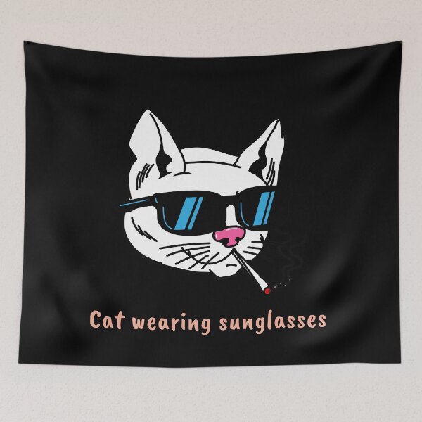 Item preview, Cat wearing sunglasses with savage designed and sold by mr&mrsmalik malik.