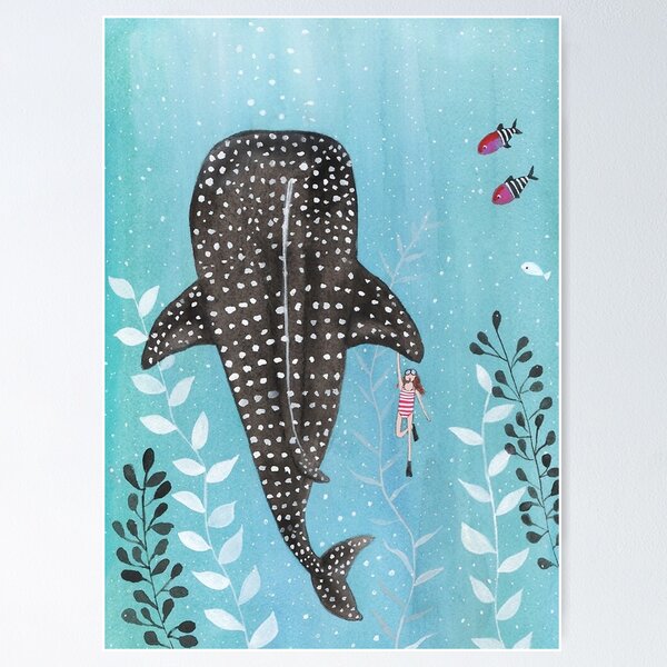 Item preview, Whale shark! designed and sold by ZakHopkins.