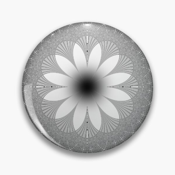 Item preview, Flower Power Black and White XXXIII designed and sold by cre8trix.
