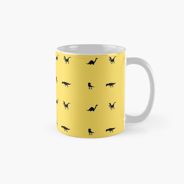 Item preview, Trendy Yellow And Black Dino Design  designed and sold by travelnerd.