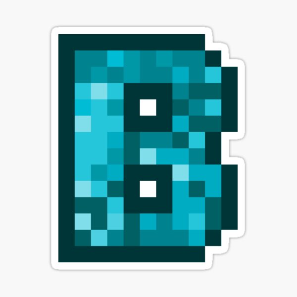 Letter A, Monogram Letter Art of Cyan Blue Retro Pixel Pattern Poster for  Sale by dylanxh