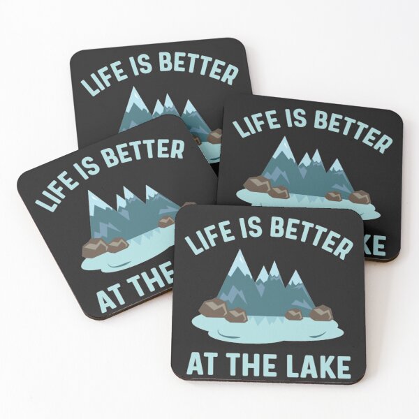 Item preview, Life is Better at The Lake Of Mountains Clothing designed and sold by Clavitaps.
