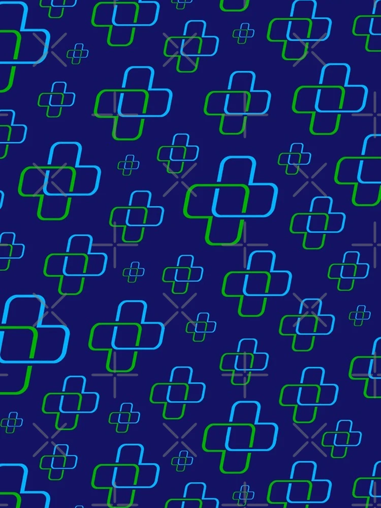Thumbnail 4 of 4, Samsung Galaxy Phone Case, Modern Plus Sign Pattern designed and sold by smartworkstudio.