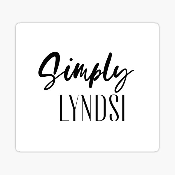 Simply lyndsi  Sticker