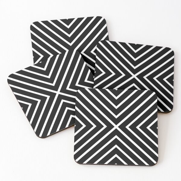 Item preview, Black & White Geometric Pattern designed and sold by Moonshine Paradise.