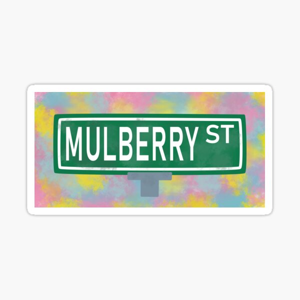 Item preview, Mulberry Street (With background) designed and sold by Mandade222.