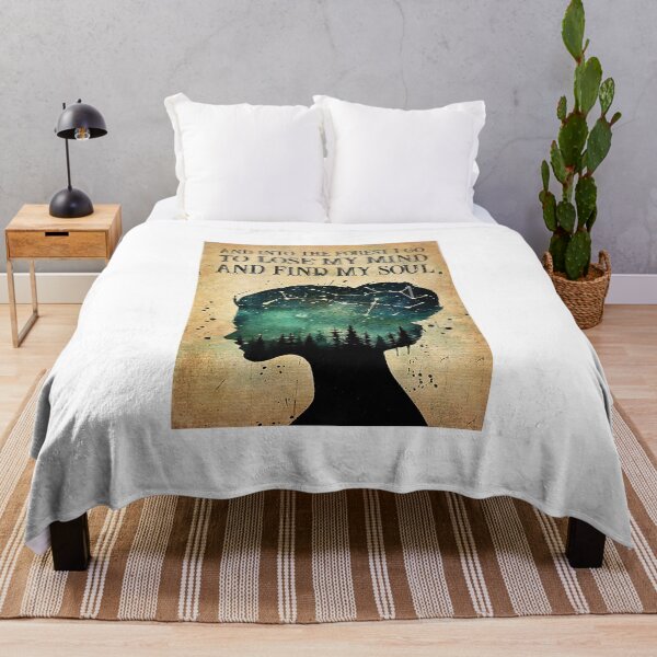 Item preview, Starry Night Into The Forest I Find My Soul Dictionary Poster designed and sold by Bartolomej.