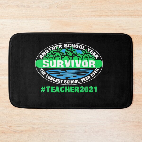 Item preview, School Year Survivor Teacher 2021 End Of School Year designed and sold by georgebuckart.