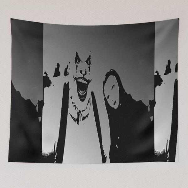 Item preview, Evil Demon Murder Clown from HELL! Black and White designed and sold by Black-and-Red.