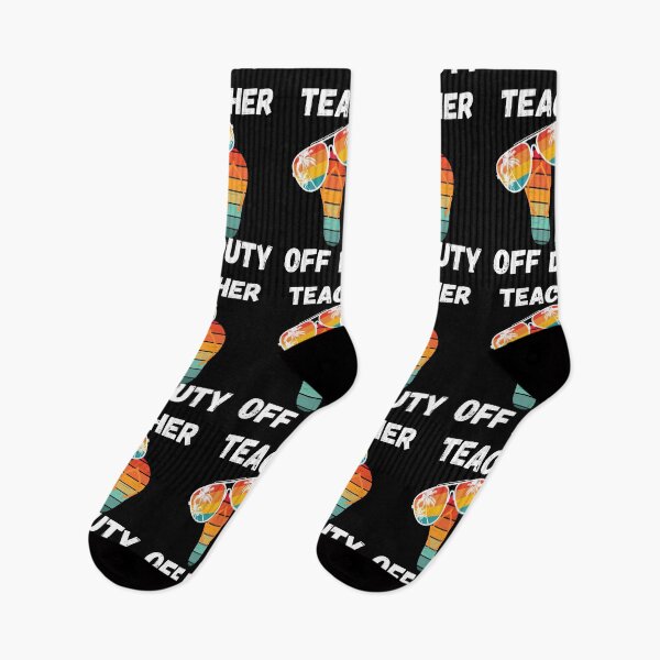 Item preview, Teacher Off Duty, Funny Gift For Teacher Classic designed and sold by R&BApparel.