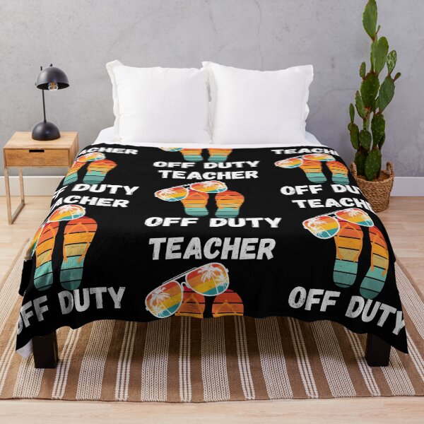 Item preview, Teacher Off Duty, Funny Gift For Teacher Classic designed and sold by R&BApparel.