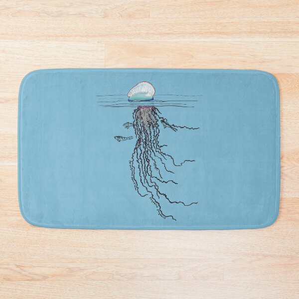 Item preview, Portuguese Man O War-blue designed and sold by mernstw.