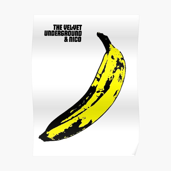 the velvet underground logo banana Poster
