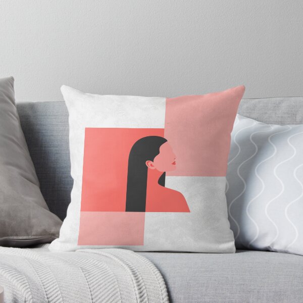 Item preview, Coral and Grey - Elegant Home Decor designed and sold by Karelia Blum.