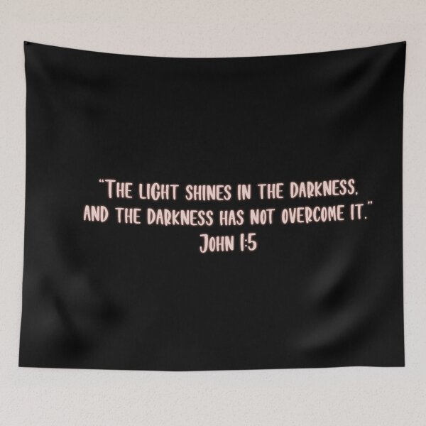 Item preview, The Light Shines In The Darkness designed and sold by beckahbrooks.