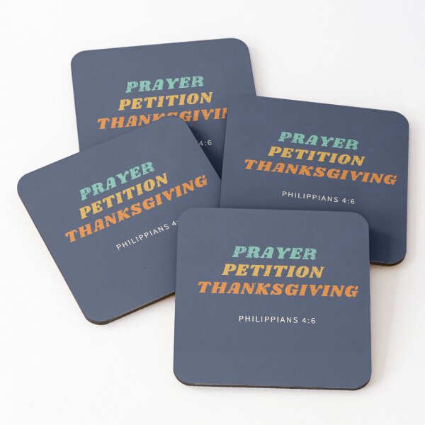 Item preview, Prayer, Petition, Thanksgiving Philippians 4:6-7. designed and sold by missionbear.