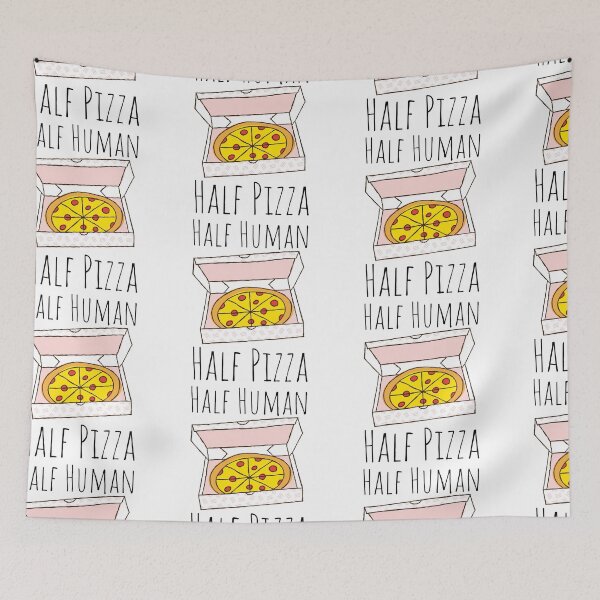 Item preview, Half Human Half Pizza designed and sold by SweetAndSpice.