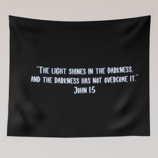 Item preview, The Light Shines In The Darkness designed and sold by beckahbrooks.