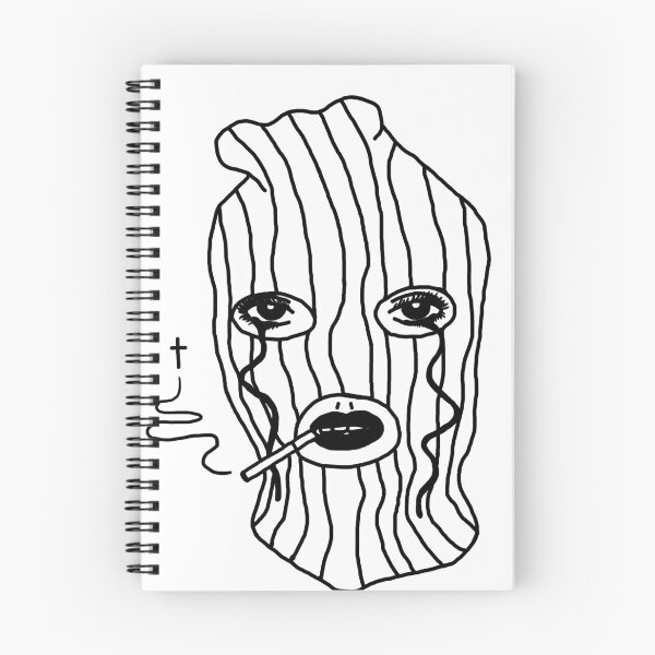 Item preview, Smoking Ski Mask Girl designed and sold by sarahasfar.