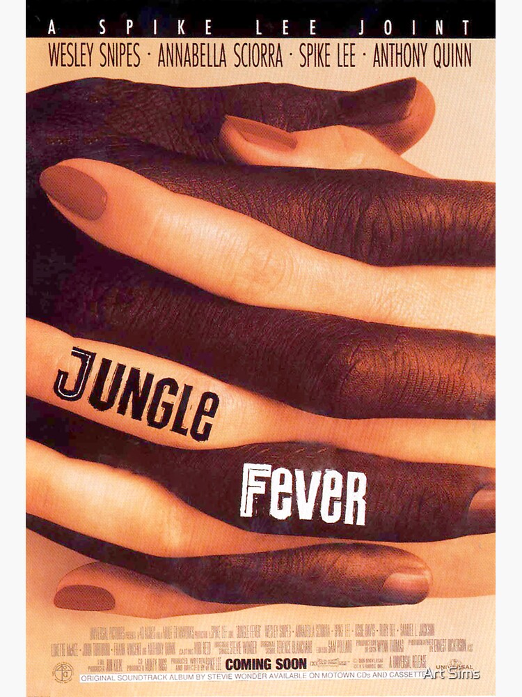"Jungle Fever Movie Poster" Sticker for Sale by artsims Redbubble